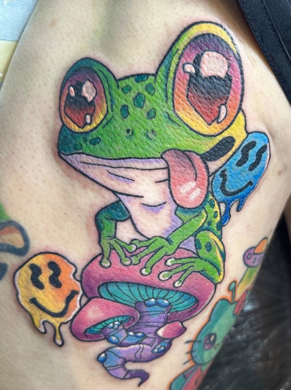 Watercolor tattoo by Ashley Wood - Cursed Ink Society artistry