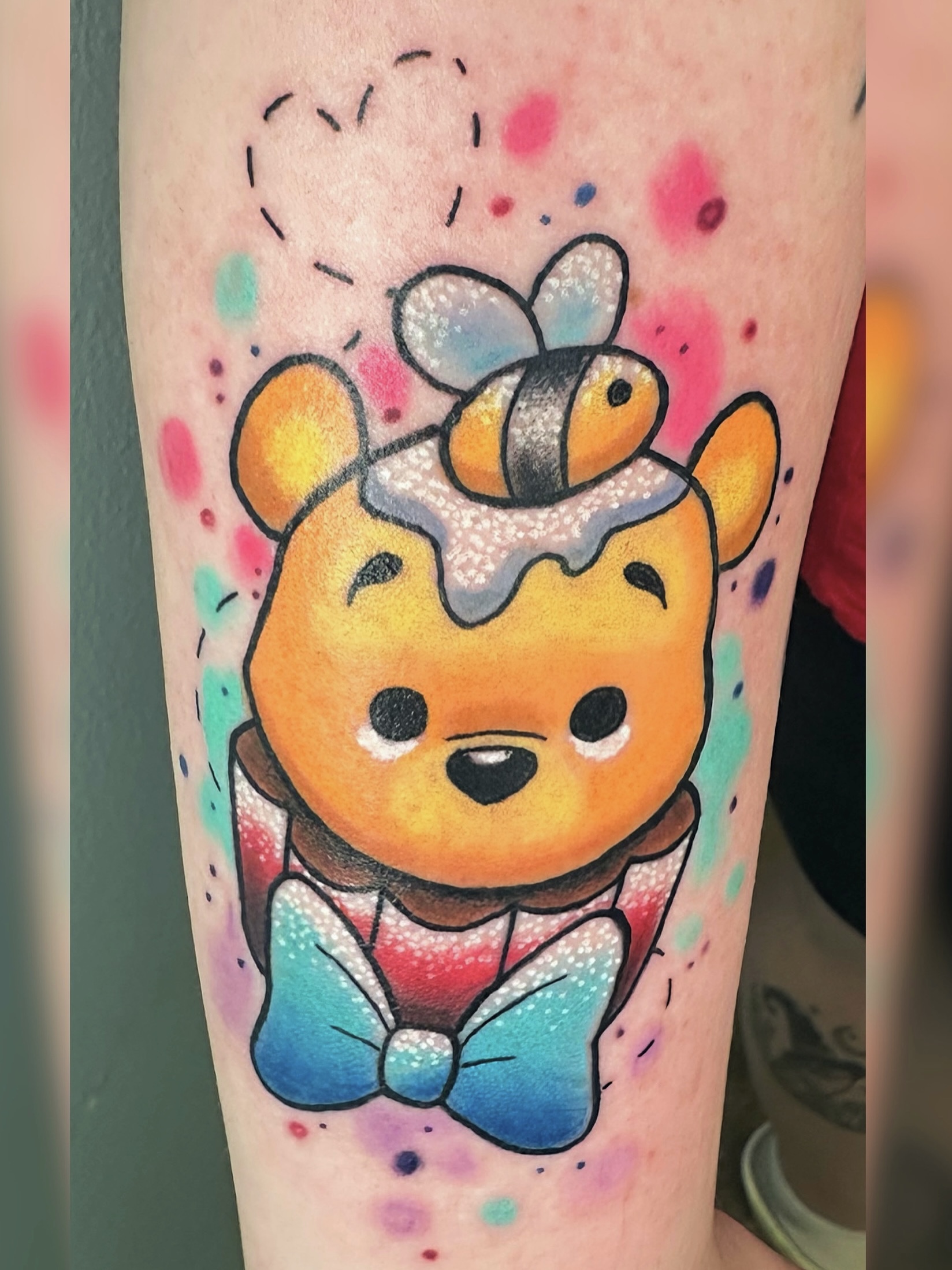 Watercolor tattoo by Ashley Wood - Cursed Ink Society artistry