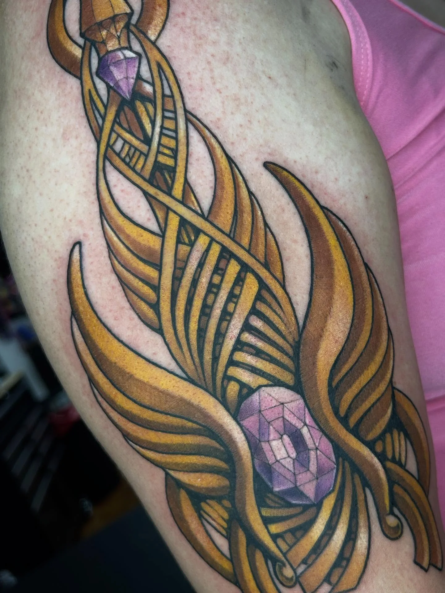 Manga tattoo by Cody Crochet - Cursed Ink Society artistry