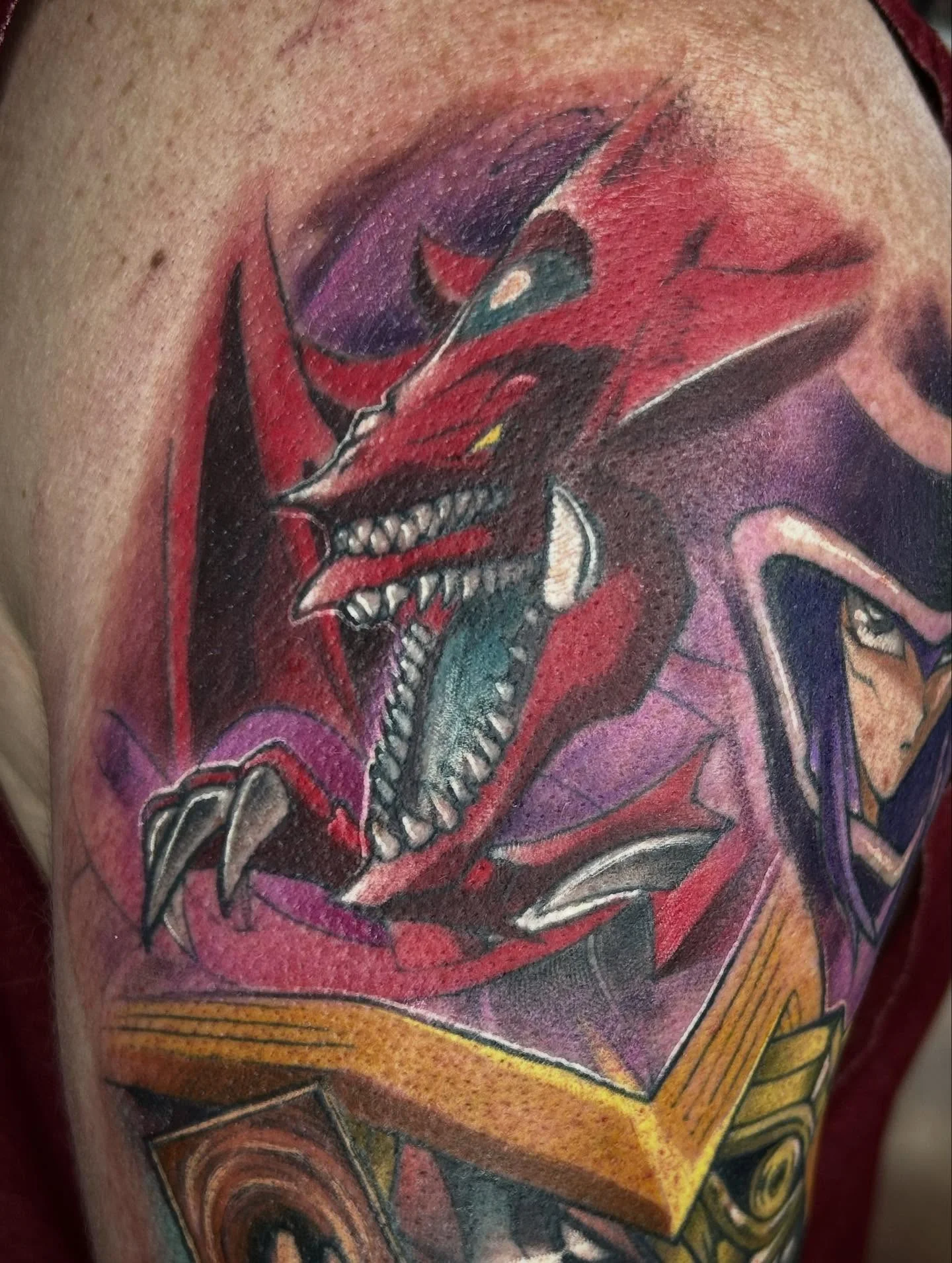 Manga tattoo by Cody Crochet - Cursed Ink Society artistry