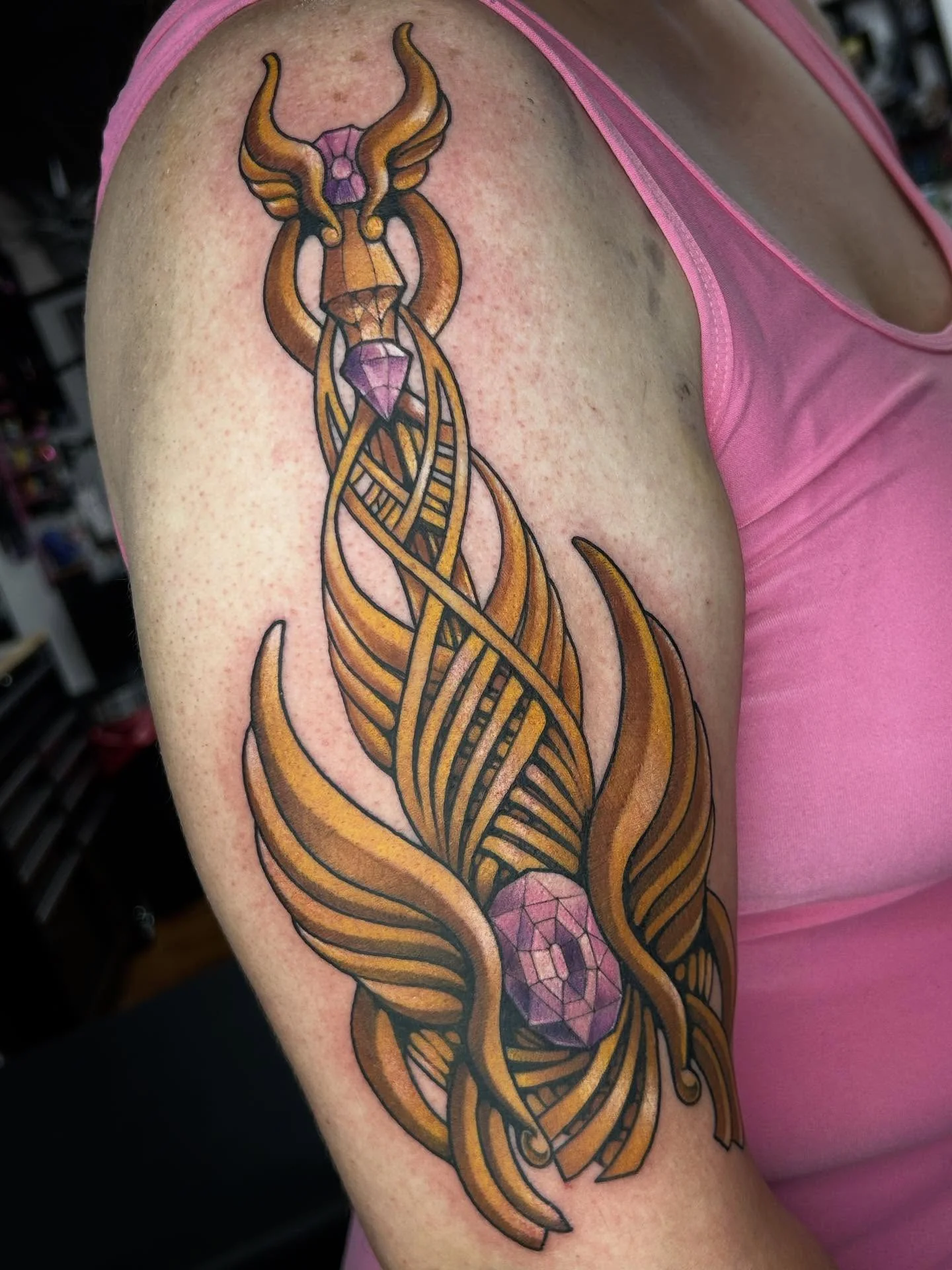 Manga tattoo by Cody Crochet - Cursed Ink Society artistry