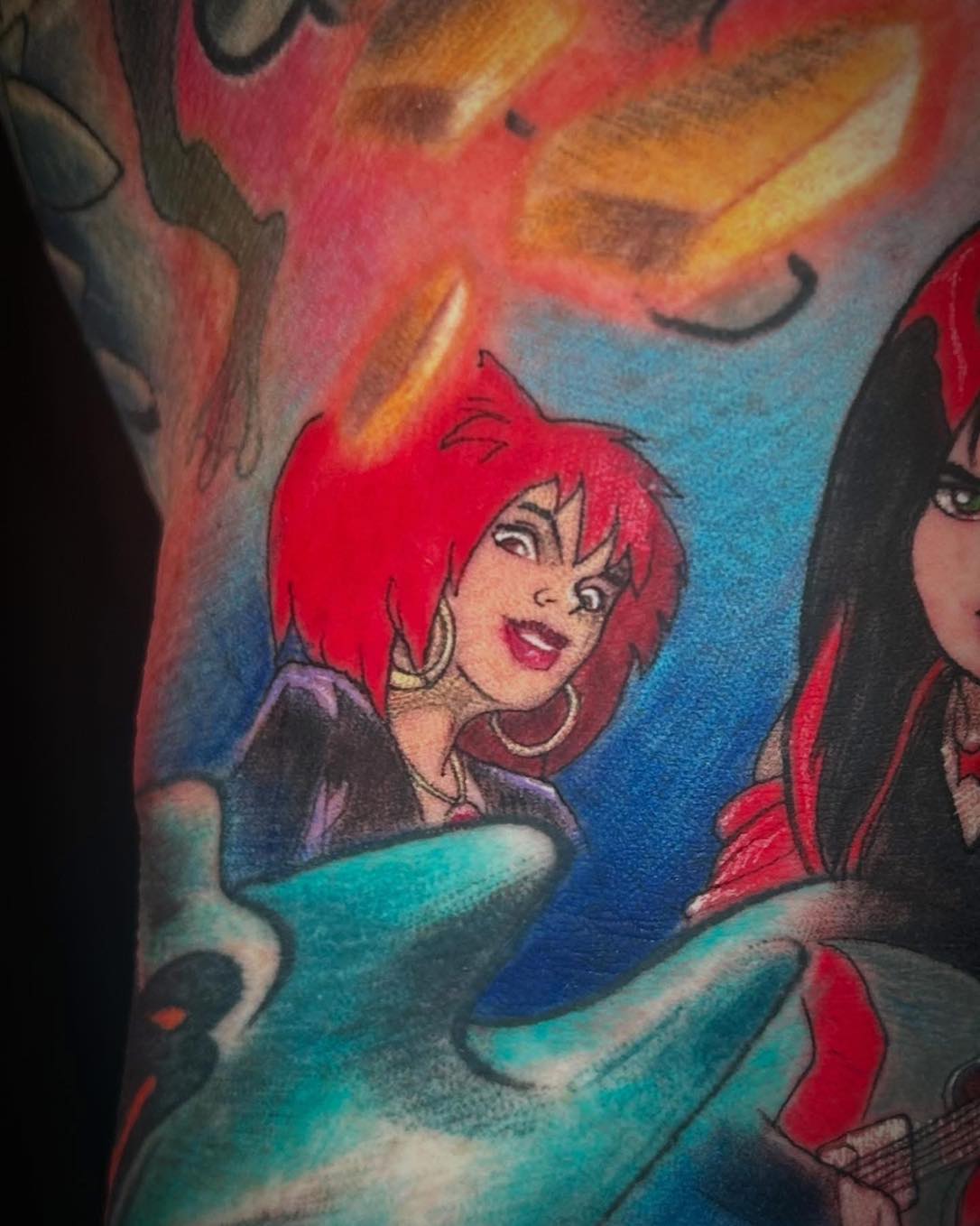 Manga tattoo by Cody Crochet - Cursed Ink Society artistry