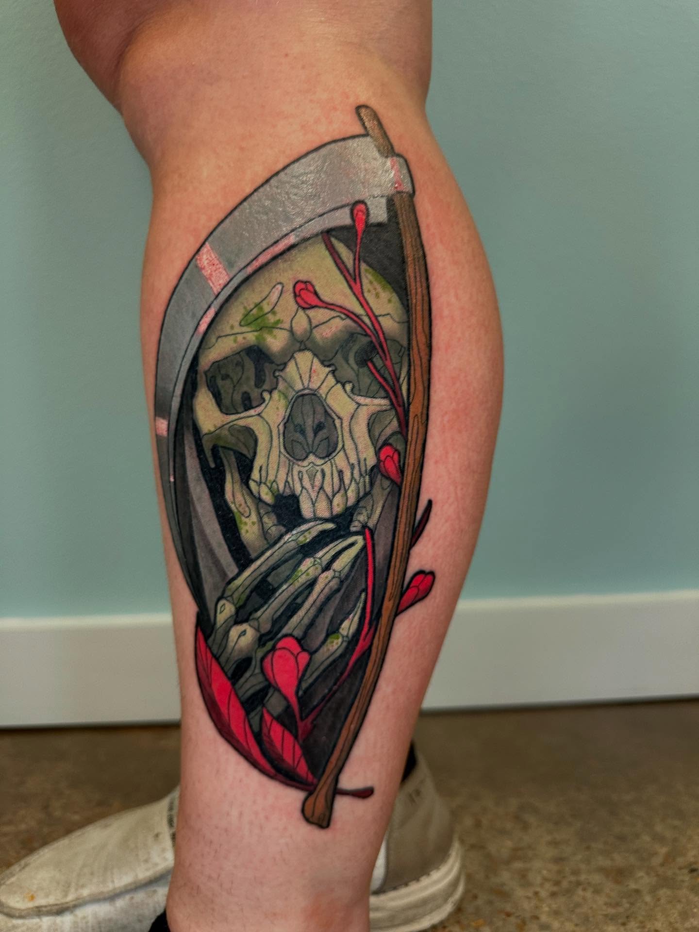 Anime Character Work tattoo by Trent - Cursed Ink Society artistry
