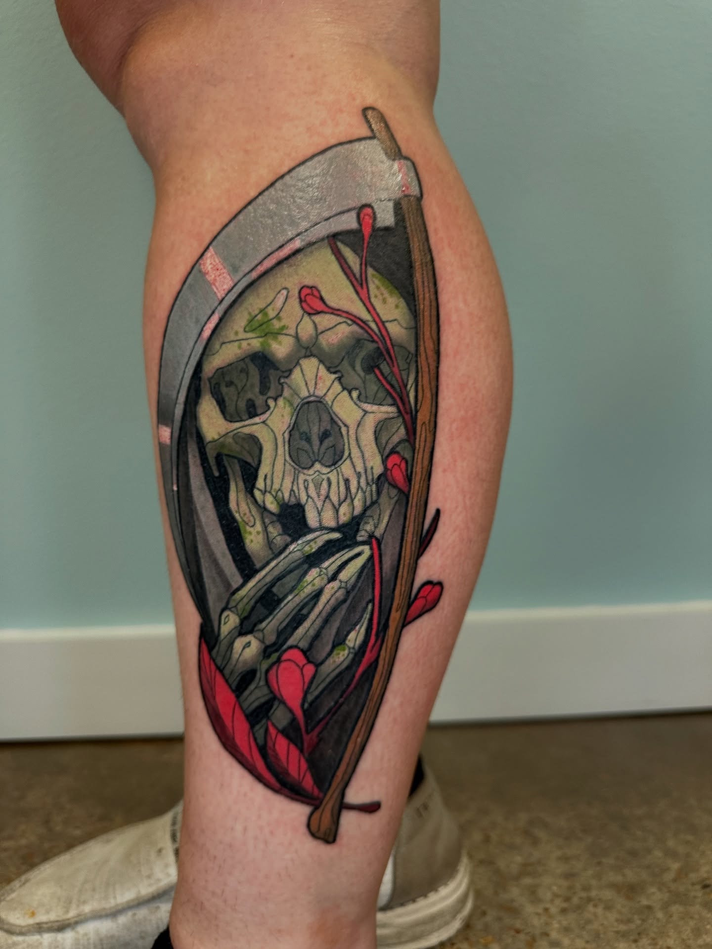 Anime Character Work tattoo by Trent - Cursed Ink Society artistry