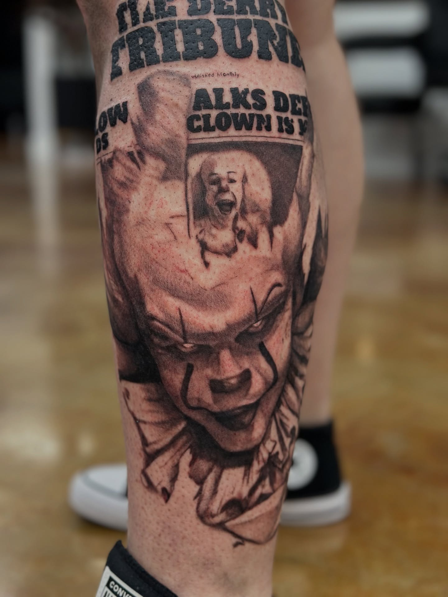 Anime Character Work tattoo by Trent - Cursed Ink Society artistry